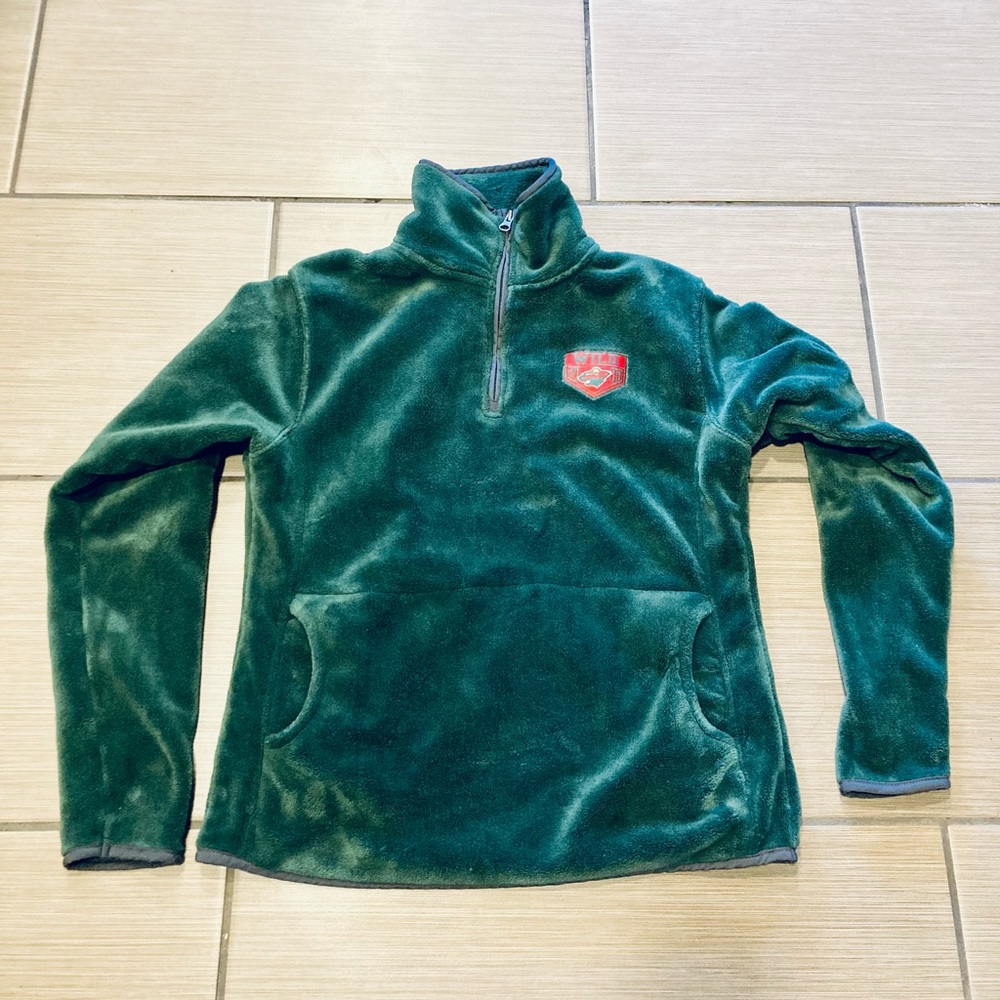 Minnesota Wild Pullover 1/4 zip Fleece